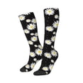 thumbnail image 1 of Balery Daisies Flowers Printed Novelty Socks Men's Women's Crew Socks Sports Socks Knee High Socks Cotton Socks Quirky and Cool Socks, 1 of 9