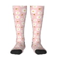thumbnail image 1 of Balery Daisy And Bee Printed Novelty Socks Men's Women's Crew Socks Sports Socks Knee High Socks Cotton Socks Quirky and Cool Socks, 1 of 9