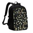 thumbnail image 1 of Balery Daisy Print USB Charging Backpack for Men and Women - Water-Resistant, Anti-Theft Laptop Backpack with USB Port for Travel, Work, School, and College, 1 of 7