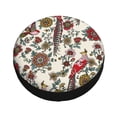 thumbnail image 1 of Balery Dark Enchanted Flowers And Birds Tire Covers - Tough Tire Wheel Protector for Truck, SUV, Trailer, Camper, RV -15 inch, 1 of 8