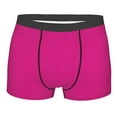 thumbnail image 1 of Balery Darkmagenta Men's Boxer Briefs, Soft and Breathable Cotton Underwear with nylon Waistband-X-Large, 1 of 9