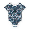 thumbnail image 1 of Balery Dental Seamless Pattern Baby Climbing Clothes Infant Bodysuit Cute Infant Bodysuit Baby Romper-6 Months, 1 of 7