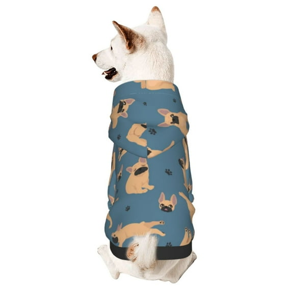 Balery Design Name Dog Hoodie Pets Wear Hoodies For Small Dogs Pet Clothes Costumes, Pets Wear Hoodie Sweatshirt Outfit For Dogs Cats Cosplay Party-Size Name