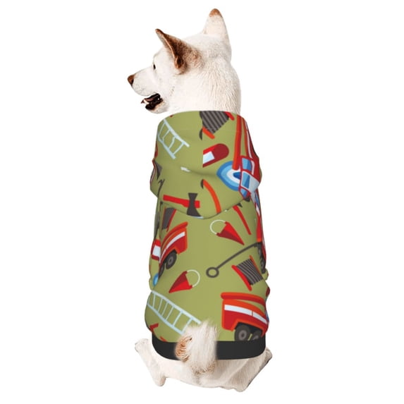 Balery Design Name Dog Hoodie Pets Wear Hoodies For Small Dogs Pet Clothes Costumes, Pets Wear Hoodie Sweatshirt Outfit For Dogs Cats Cosplay Party-Size Name