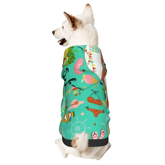 Balery Design Name Dog Hoodie Pets Wear Hoodies For Small Dogs Pet Clothes Costumes, Pets Wear Hoodie Sweatshirt Outfit For Dogs Cats Cosplay Party-Size Name