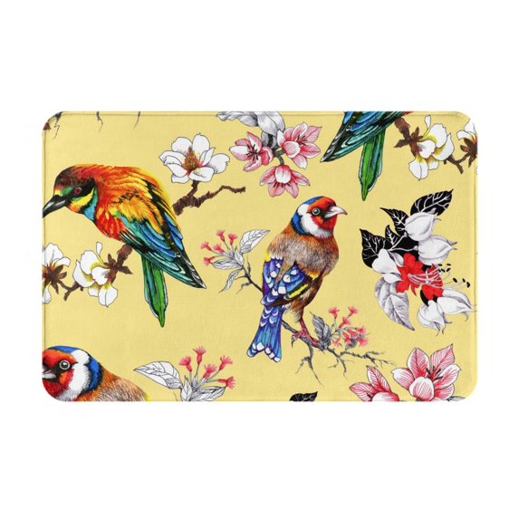 Balery Design Name Doormats - Non-Slip Front Door Mat Spring Doormat For Front Door Decor, Home, And Office, Welcome Mats With Floral Print 16x24 Inch