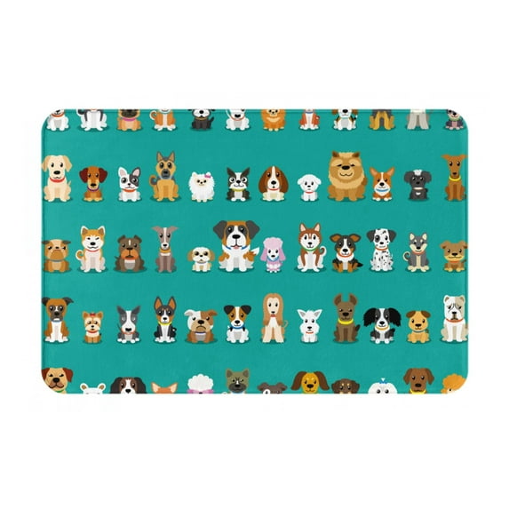 Balery Design Name Doormats - Non-Slip Front Door Mat Spring Doormat For Front Door Decor, Home, And Office, Welcome Mats With Floral Print 16x24 Inch