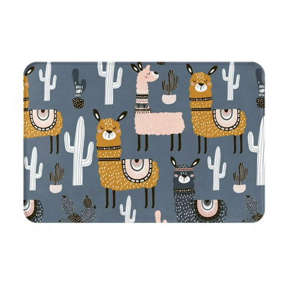 Balery Design Name Doormats - Non-Slip Front Door Mat Spring Doormat For Front Door Decor, Home, And Office, Welcome Mats With Floral Print 16x24 Inch