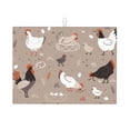 thumbnail image 1 of Balery Design Name Drying Mat For Kitchen Counter, 18x24 Inch Summer Ultra Absorbent Home Dish Drainer Mats Plate Holder, 1 of 9