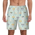thumbnail image 1 of Balery Different Breeds of Dogs Mens Swim Trunks Swim Shorts for Men Quick Dry Inseam Beach Shorts with Compression Liner Pocket-3X-Large, 1 of 9