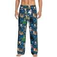 thumbnail image 1 of Balery Different Cats Christmas print Men's Pajama Pants,Ultra Lightweight Pjs,Lounge Pant-Medium, 1 of 9