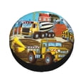 thumbnail image 1 of Balery Different Construction Site Vehicles Tire Covers - Tough Tire Wheel Protector for Truck, SUV, Trailer, Camper, RV -17 inch, 1 of 8