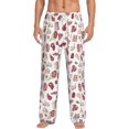 thumbnail image 1 of Balery Different Meat print Men's Pajama Pants,Ultra Lightweight Pjs,Lounge Pant-Small, 1 of 9