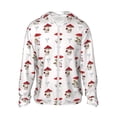 thumbnail image 1 of Balery Different Mushrooms Men's Women's UPF 50+ Sun Protection Lightweight Hoodie Performance Long Sleeve Shirt for Fishing Running-X-Large, 1 of 9
