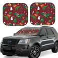 thumbnail image 1 of Balery Dinosaur Christmas Happy New Year Sun Shield 2 Pack For Car Front Windows Foldable Sun Visor Protector Blocks Max Uv Rays And Keeps Your Vehicle Cool For Most Sedans Suv Truck, 1 of 7