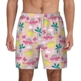 thumbnail image 1 of Balery Dinosaur Mens Swim Trunks Swim Shorts for Men Quick Dry Inseam Beach Shorts with Compression Liner Pocket-Medium, 1 of 9