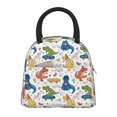 thumbnail image 1 of Balery Dinosaur Pattern Lunch Bag Women, Lunch Box, Lunch Bag, Small Leakproof Lunch Tote Large Capacity Reusable Insulated Cooler Lunch Container-One Size, 1 of 6