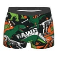 thumbnail image 1 of Balery Dinosaur Skeleton Men's Boxer Briefs, Soft and Breathable Cotton Underwear with nylon Waistband-X-Large, 1 of 9