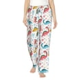 thumbnail image 1 of Balery Dinosaur print Women's Pajama Pants,Ultra Lightweight Pjs,Lounge Pant-X-Large, 1 of 9