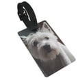 thumbnail image 1 of Balery Dog Wrapped in Towel 1 Print Durable Luggage Tags with Secure Strap, Personalized Travel ID Tags for Suitcases, Bags, and Backpacks - Easy Identification for Men and Women, 1 of 8