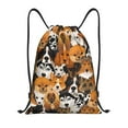 thumbnail image 1 of Balery Dogs Different Breeds Pattern Drawstring Backpack Bag Sport Gym Sackpack Cinch Bags Pattern Drawstring Backpack Bag Sport Gym Sackpack Cinch Bags -Small, 1 of 6
