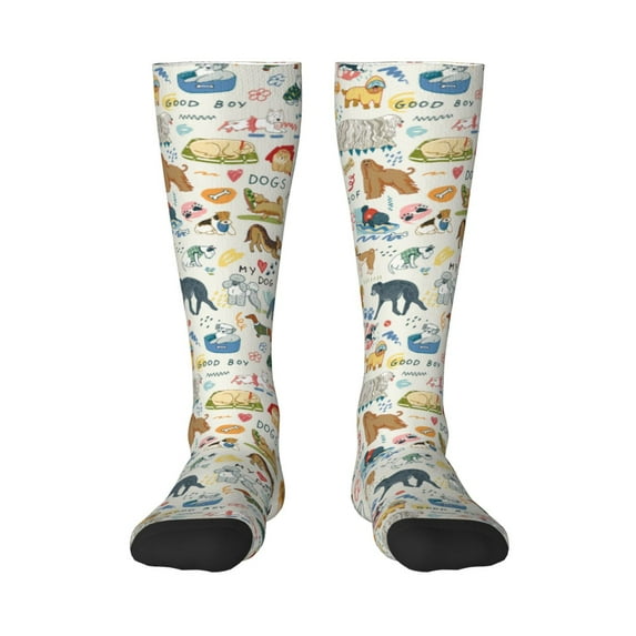 Balery Dogs Funny Pets Fun Novelty Socks Men'S Women'S Crew Socks Funny Crazy Novelty Socks Quirky And Cool Socks