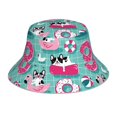 Balery Dogs With Swimming Sun Hats for Men Women Bucket Hat UPF 50