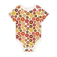 thumbnail image 1 of Balery Donut Pattern Baby Climbing Clothes Infant Bodysuit Cute Infant Bodysuit Baby Romper-9M, 1 of 7