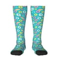 thumbnail image 1 of Balery Donut Printed Novelty Socks Men's Women's Crew Socks Sports Socks Knee High Socks Cotton Socks Quirky and Cool Socks, 1 of 9