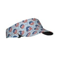 thumbnail image 1 of Balery Donut with the USA Fag Sport Wear Athletic Visor Sun Sports Visor Hat Visor Adjustable Cap for Women and Men (One Size), 1 of 8