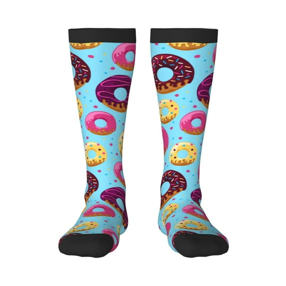 Balery Donuts Fun Novelty Socks Men'S Women'S Crew Socks Funny Crazy Novelty Socks Quirky And Cool Socks