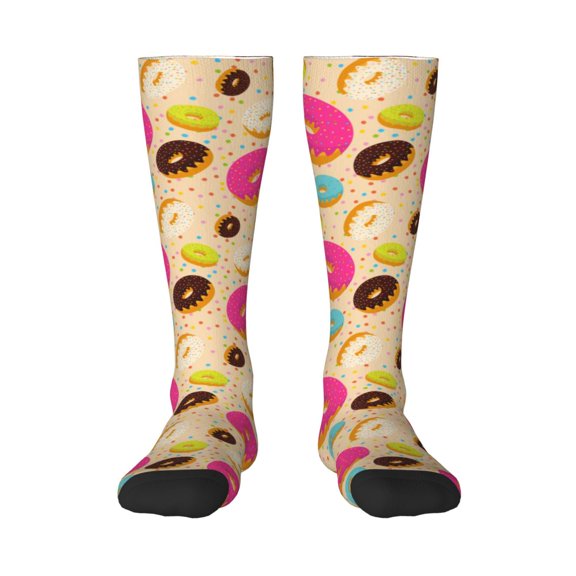 Balery Donuts Fun Novelty Socks Men'S Women'S Crew Socks Funny Crazy Novelty Socks Quirky And Cool Socks