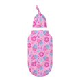 Balery Donuts Printed Baby Swaddle Receiving Blankets with Matching