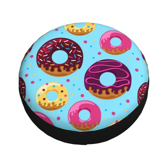 Balery Donuts Tire Covers - Tough Tire Wheel Protector for Truck, SUV, Trailer, Camper, RV -15 inch