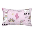 thumbnail image 1 of Balery No Drama Llama Bedding Queen Pillow Cases - Envelope Closure - Soft Brushed Microfiber Fabric - Shrinkage and Fade Resistant Pillow Cases-14"x20", 1 of 9