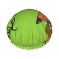 thumbnail image 1 of Balery Drink Coffee And Do Good Shower Caps, Double Layer Waterproof Shower Cap, Double Layers Reusable Shower Cap With Soft Comfortable For Long Thick Hair Soft Bath Shower Hair Caps, 1 of 9