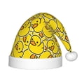 thumbnail image 1 of Balery Ducky Cartoon Animal Yellow Pattern Santa Hat Christmas Hat Funny Christmas Hat Christmas Knitted Beanie Hat For Kids, 1 of 6