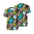 thumbnail image 1 of Balery Easter Egg1 Baseball Jersey for Men Casual Button Down Shirts Short Sleeve Active Team Sports Uniform-Small, 1 of 9