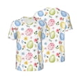 thumbnail image 1 of Balery Easter Egg3 Baseball Jersey for Men Casual Button Down Shirts Short Sleeve Active Team Sports Uniform-Large, 1 of 9
