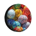 thumbnail image 1 of Balery Easter Eggstire Cover Waterproof Dust-Proof, Universal Spare Wheel Tire Cover For Trailer, Rv, Suv Truck And Vehicle Camper Accessories-14 Inch, 1 of 9