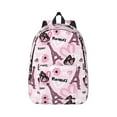 thumbnail image 1 of Balery Eiffel Tower and Butterflies Vintage Canvas Backpack for Men and Women - Large Capacity, Durable Travel Laptop Bag for School, Work, Hiking, and Outdoor Activities, 1 of 7