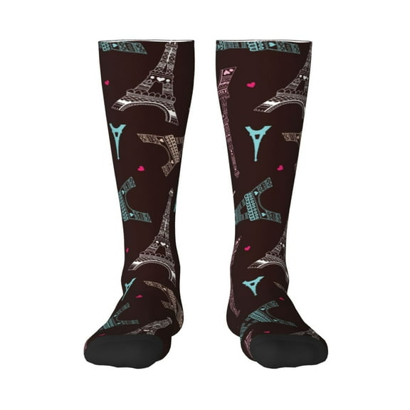 Balery Eiffel Tower Fun Novelty Socks Men'S Women'S Crew Socks Funny Crazy Novelty Socks Quirky And Cool Socks