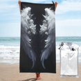 thumbnail image 1 of Balery Elegant Feathered Floral Wings Print Towels - Luxurious Jumbo Bath Sheet - Highly Absorbent and Quick Dry Extra Large Bath Towel - Super Soft Hotel Quality Towel-31.5"x63", 1 of 8