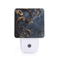 thumbnail image 1 of Balery Elegant Gold Scrollwork Pattern LED Night Light with Automatic Sensor Plug in Night Light with Dusk-to-Dawn Light Sensor LED Nightlight 0.5W-UK, 1 of 7
