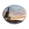 thumbnail image 1 of Balery Elephant Giraffe Velvet Round Bar Chair Cushion Cover Adjustable, Protects From Scratches And Stains, Soft & Washable Ideal For Wooden And Metal Stools - 12 Inch, 1 of 7