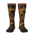 thumbnail image 1 of Balery Embroidery Chicken Rooster Printed Novelty Socks Men's Women's Crew Socks Sports Socks Knee High Socks Cotton Socks Quirky and Cool Socks, 1 of 9