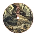 thumbnail image 1 of Balery Epic Dragon Skull Scene Printed Christmas Tree Skirt , Merry Christmas Party Christmas Tree Decoration,Adjustable Tree Skirt-48", 1 of 6