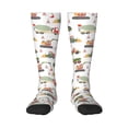 thumbnail image 1 of Balery Excavator Fun Novelty Socks Men'S Women'S Crew Socks Funny Crazy Novelty Socks Quirky And Cool Socks, 1 of 9