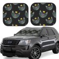 thumbnail image 1 of Balery Faces Of The Cat Sun Shield 2 Pack For Car Front Windows Foldable Sun Visor Protector Blocks Max Uv Rays And Keeps Your Vehicle Cool For Most Sedans Suv Truck, 1 of 7