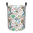 thumbnail image 1 of Balery Fairy Flower Round Laundry Basket with Handles Waterproof Freestanding Laundry Hamper for Clothes Toys in the Dorm and Family-Small, 1 of 8